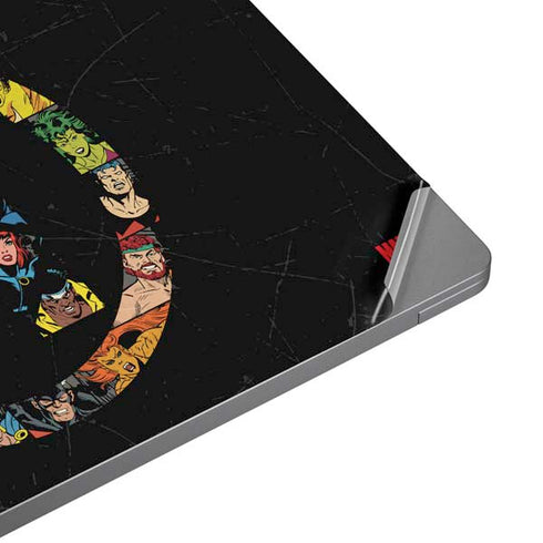 Marvel Classic Comics Avengers Logo Laptop Skins